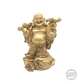 600102426 Figura En Resina Buda Feliz 14x8 Cms Apox