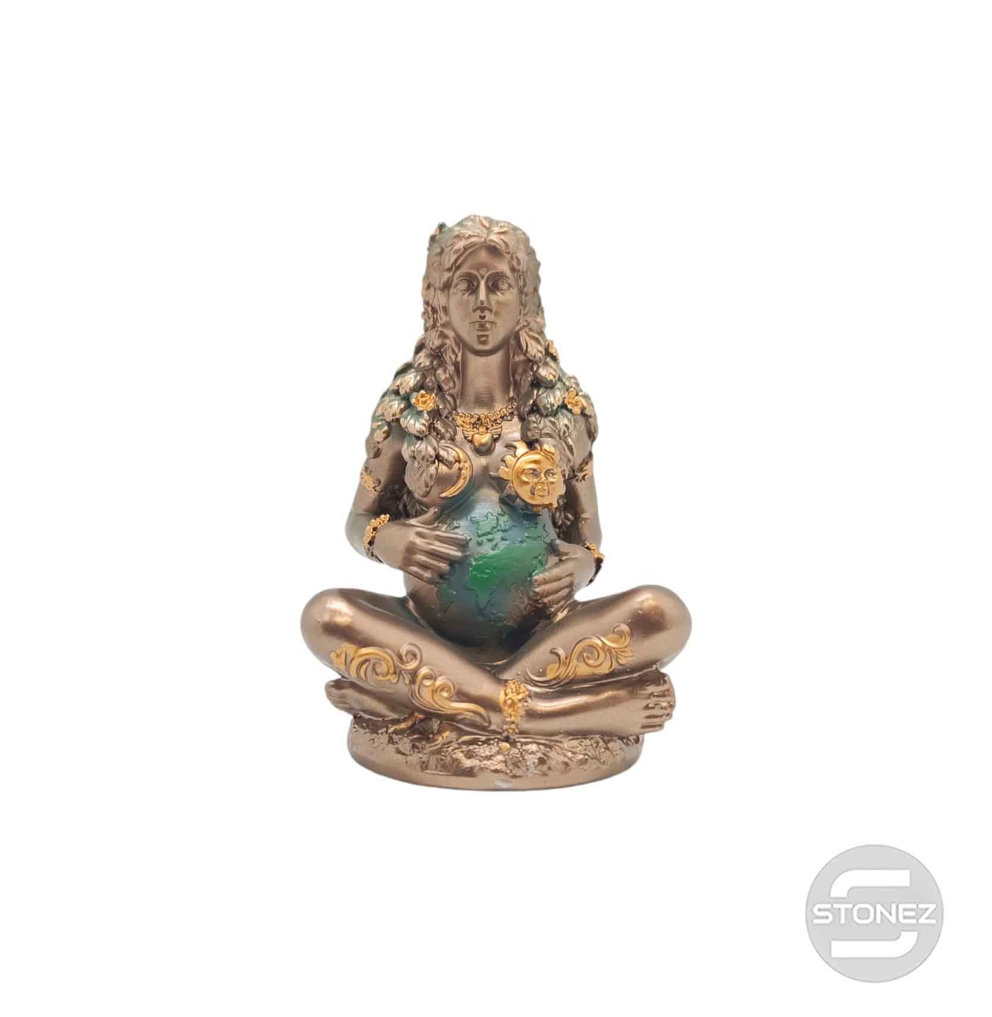 600103936 Figura En Resina Madre Tierra 12,5 X 8  Cms Aprox