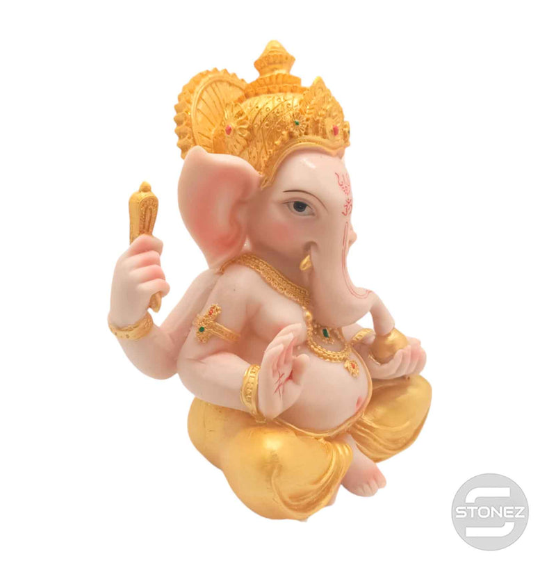 Cargue la imagen en el visor de la galería, 600102450 Figura En Resina Diosa Ganesha 20 Cms Aprox
