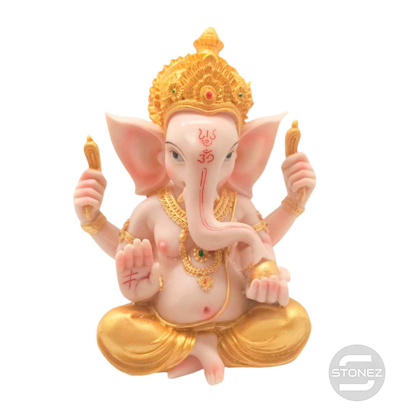 Cargue la imagen en el visor de la galería, 600102450 Figura En Resina Diosa Ganesha 20 Cms Aprox
