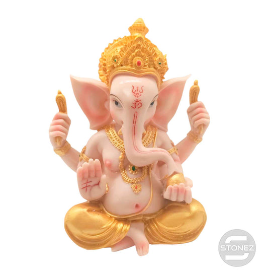 600102450 Figura En Resina Diosa Ganesha 20 Cms Aprox