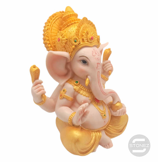 600102451 Figura Ganesha En Resina 25 Cms Aprox Color Dorado ( SOLO RECOGIDA EN TIENDA O ENVIOS BAJO SU RESPOSABILIDAD POR POSIBLES ROTURAS EN EL ENVIO )