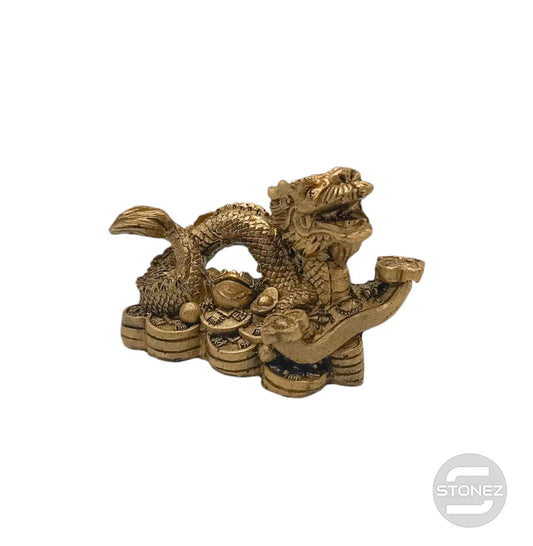 600102457 FIgura En Resina Dragón Chino 9X7 Cms
