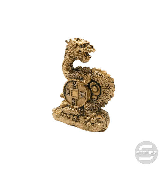 600102458 FIgura En Resina Dragón Chino 11x8 Cms