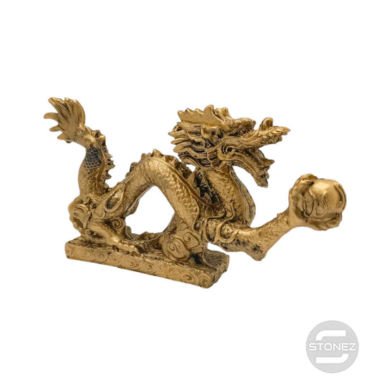 600102460 FIgura En Resina Dragón Chino 22X4 Cms