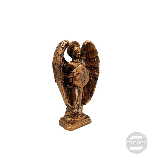 600102753-01 Figura En Resina Diosa Metratón 15 Cms Aprox Color Bronce