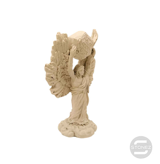 600102155-02 Figura En Resina Metratón 15 Cms Aprox Blanco