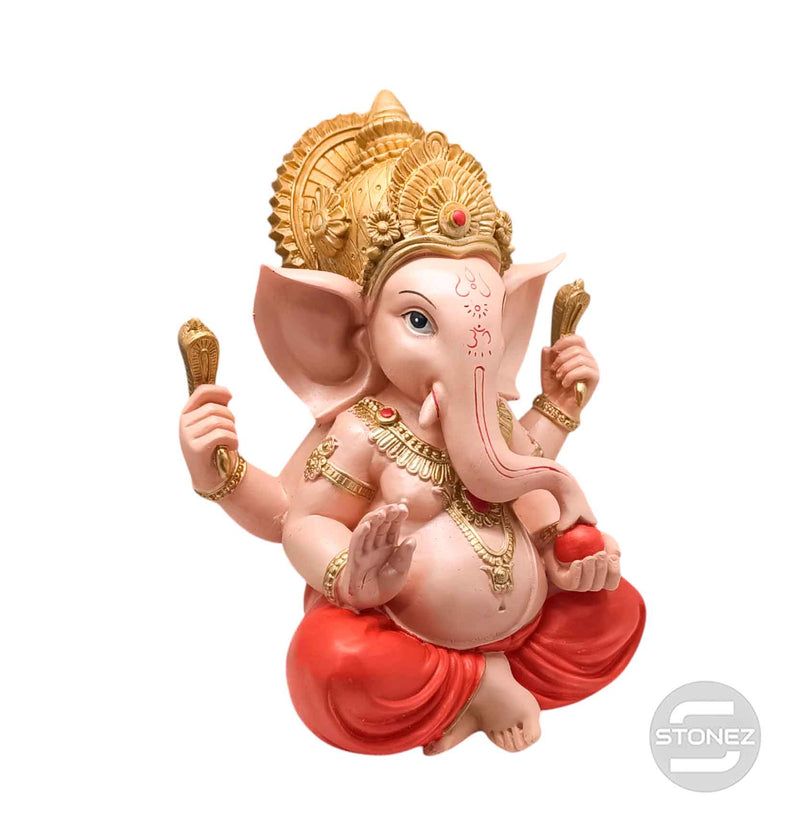 Cargue la imagen en el visor de la galería, 600102764 Figura Ganesha En Resina 25 Cms Aprox Color Rosa/Naranja  ( SOLO RECOGIDA EN TIENDA O ENVIOS BAJO SU RESPOSABILIDAD POR POSIBLES ROTURAS EN EL ENVIO )
