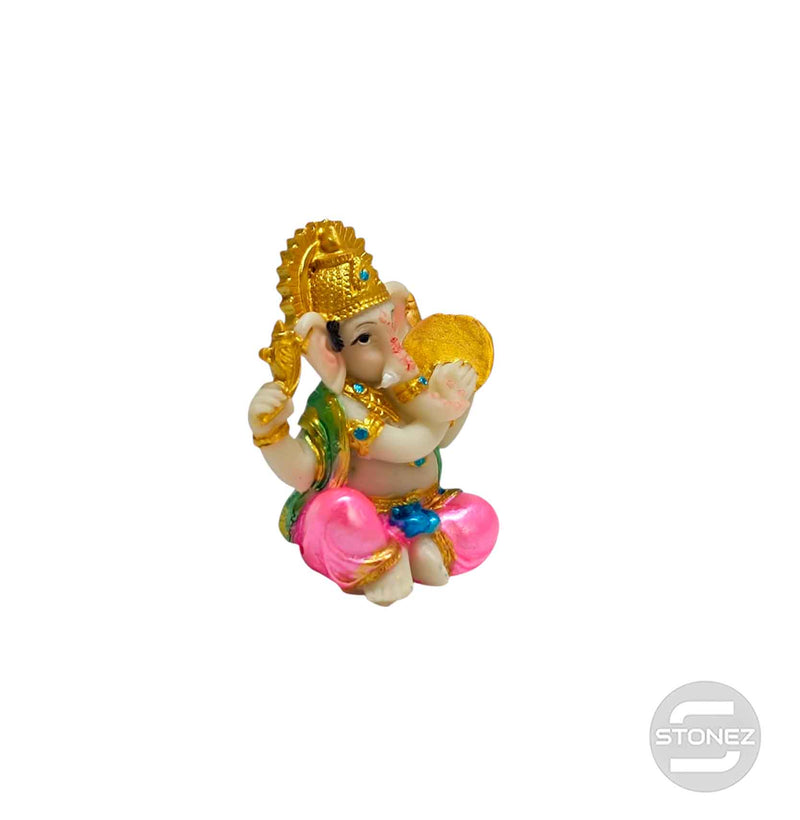 Cargue la imagen en el visor de la galería, 600102772 Figura Ganesha En Resina 6 Cms Aprox
