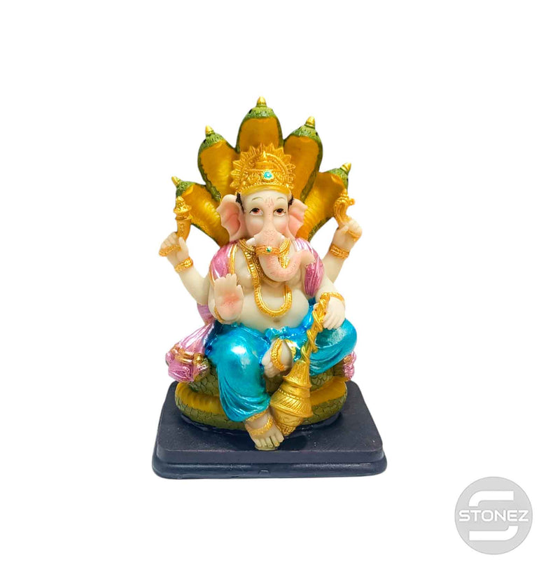 Cargue la imagen en el visor de la galería, 600102788 Figura Ganesha En Resina 13 Cms Aprox
