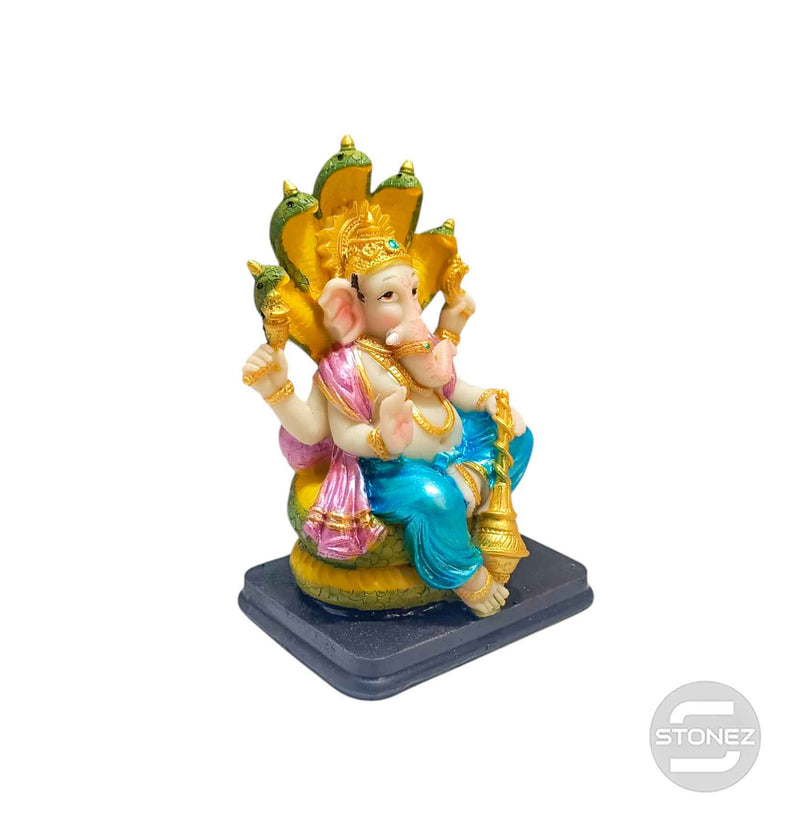 Cargue la imagen en el visor de la galería, 600102788 Figura Ganesha En Resina 13 Cms Aprox
