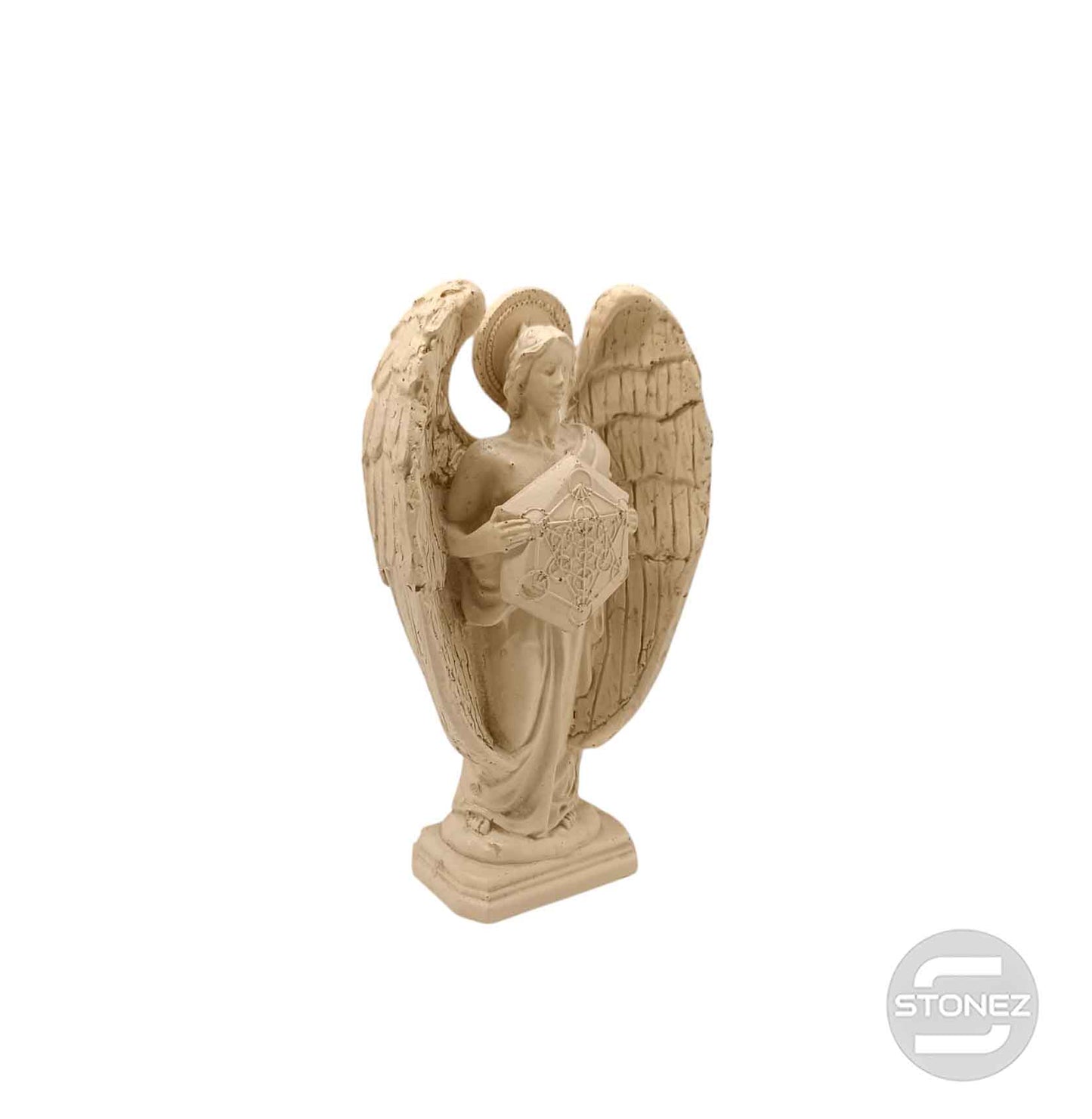 600102753-02 Figura En Resina Diosa Metratón 15 Cms Aprox Color Blanco