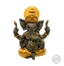 600102803 Figura Ganesha En Resina 25 Cms Aprox Color Gris