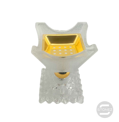 600102825 Quemador De Cristal Para Incienso 12x9 Cms Aprox - stonez