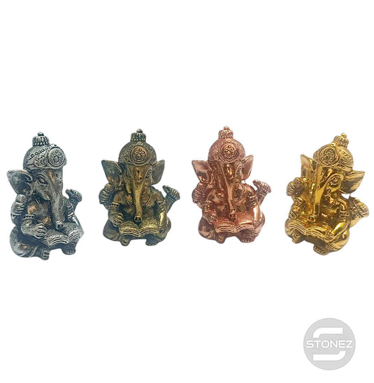 600102828 Juego 4 Figura Ganesha En Resina 5,5 Cms Aprox