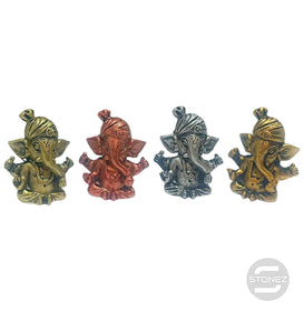 600102831 Juego 4 Figura Ganesha En Resina 5,5 Cms Aprox