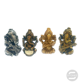 600102832 Juego 4 Figura Ganesha En Resina 5,5 Cms Aprox