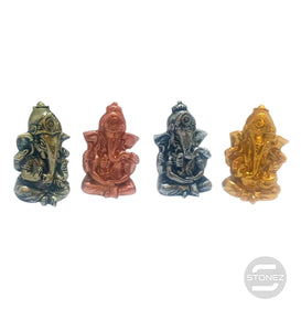 600102833 Juego 4 Figura Ganesha En Resina 5,5 Cms Aprox