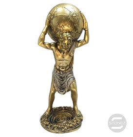 600102862 Figura Atlas En Resina 29 Cms Aprox ORO/BLANCO