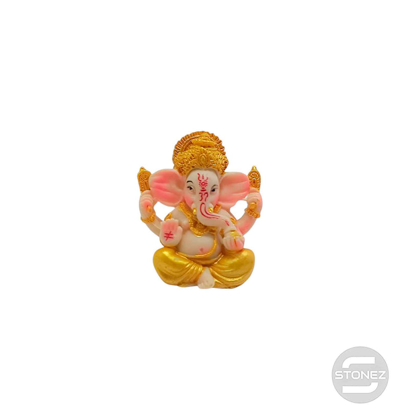 Cargue la imagen en el visor de la galería, 600102868 Figura En Resina Ganesha 4.5 Cms Aprox Color
