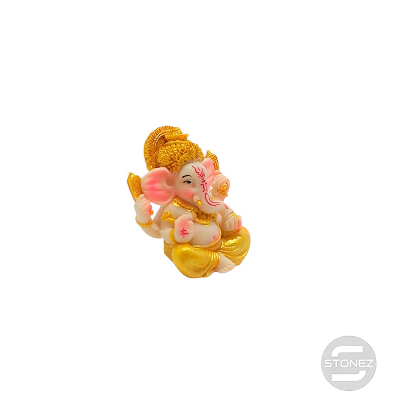 Cargue la imagen en el visor de la galería, 600102868 Figura En Resina Ganesha 4.5 Cms Aprox Color
