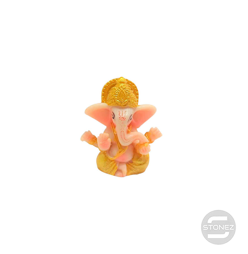 Cargue la imagen en el visor de la galería, 600102869 Figura En Resina Ganesha 4.5 Cms Aprox Color
