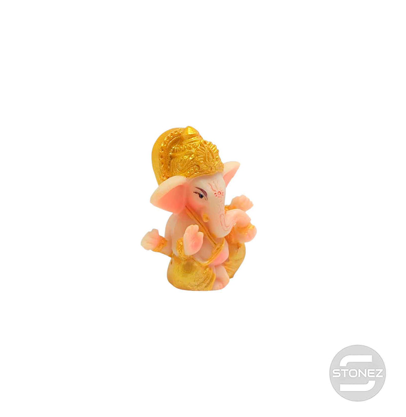 Cargue la imagen en el visor de la galería, 600102869 Figura En Resina Ganesha 4.5 Cms Aprox Color
