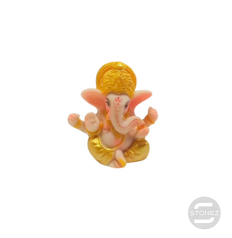 Cargue la imagen en el visor de la galería, 600102871 Figura En Resina Ganesha 6 Cms Aprox Color
