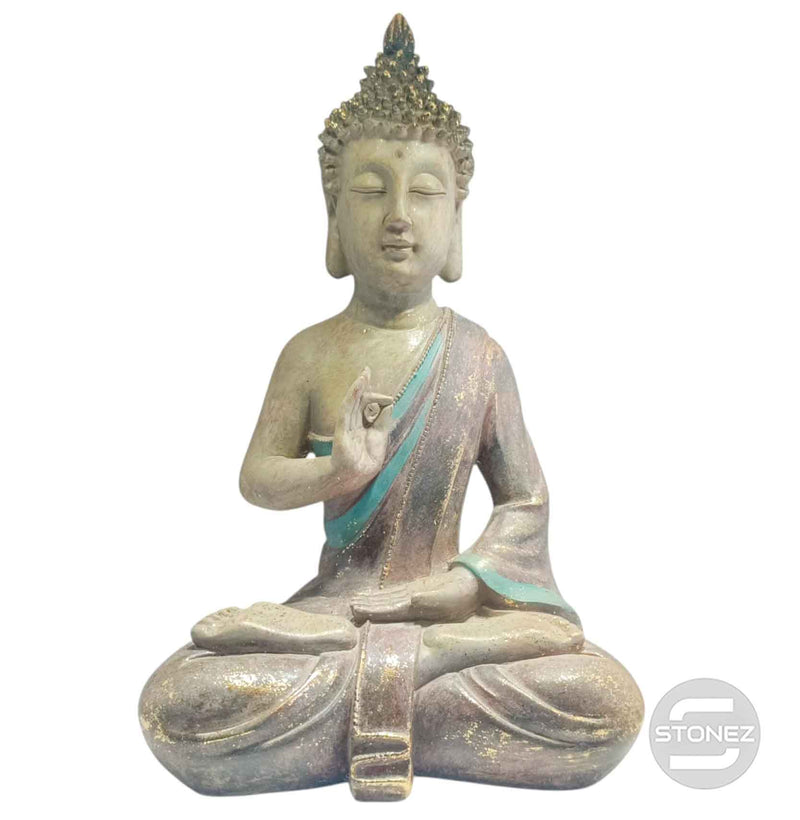 Cargue la imagen en el visor de la galería, 600102901 Figura En Resina Buda 38 Cms Apox
