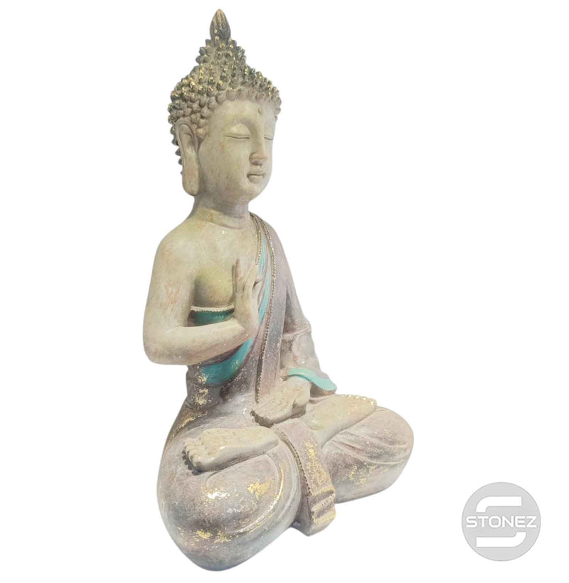 Cargue la imagen en el visor de la galería, 600102901 Figura En Resina Buda 38 Cms Apox
