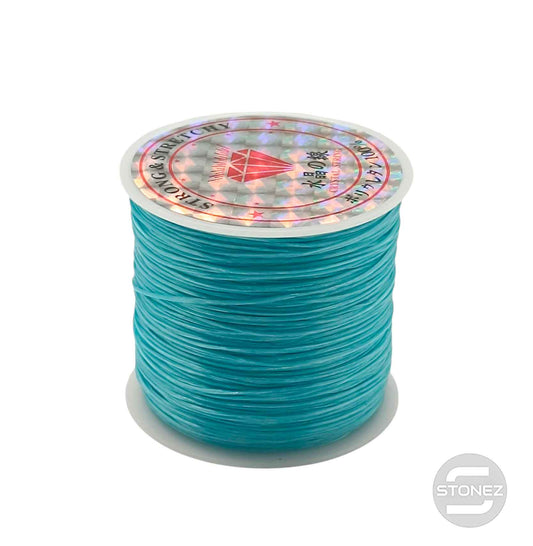 600202907 Hilo Elastico Fino Color Celeste 40 Metros Aprox