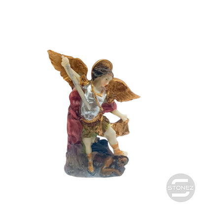 600102920 Figura Arcangel San Miguel 12 Aprox Color - stonez