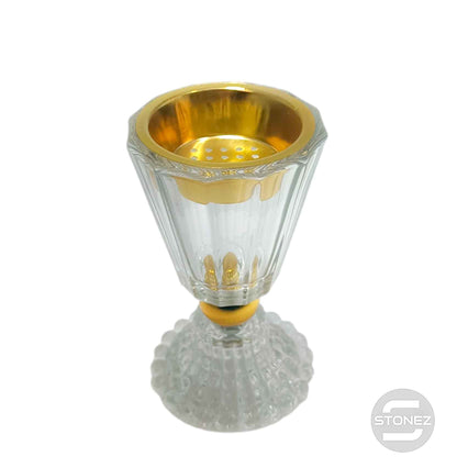 600102925 Quemador De Cristal Para Incienso 15 Cms Aprox - stonez