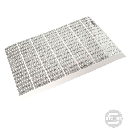 600103307 105 Pegatinas Plata De Ley 105 Uds 30x8 mm