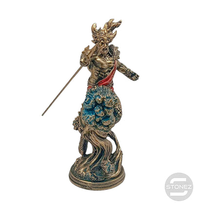 600103310 Figura En Resina Poseidón 22 Cms Aprox - stonez