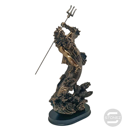 600103312 Figura En Resina Poseidón 28 Cms Aprox