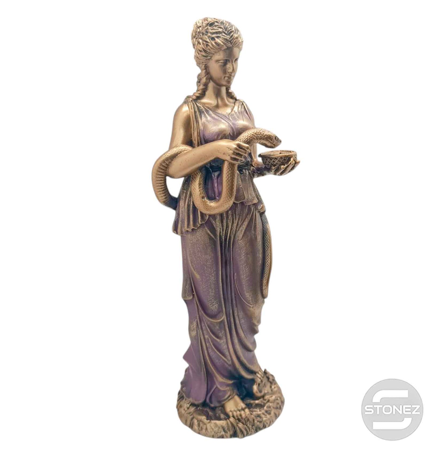 600103321 Figura En Resina Higia 30 Cms Aprox Morado - stonez