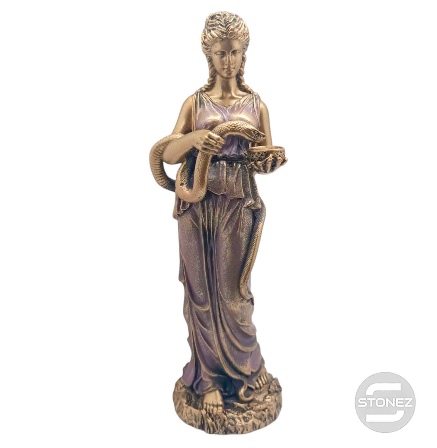 600103321 Figura En Resina Higia 30 Cms Aprox Morado - stonez