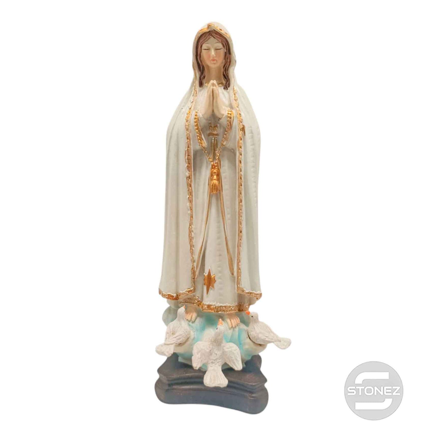 600103322 Figura En Resina Virgen De Fátima 20 Cms Aprox