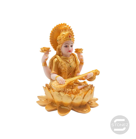 600103414 Figura En Resina Saraswati 15 Cms Apox