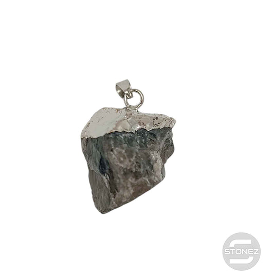 600103425 Colgante Bruto Mineral Cuarzo Ahumado Engarzado Con Baño Metal 2 a 3 Cms Aproxr Ligeramente Diferente)