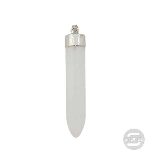 600103426 Colgante Bruto Mineral Selenita Engarzado En Baño Metal 4 a 5 Cms Aproxr Ligeramente Diferente) (Copia)