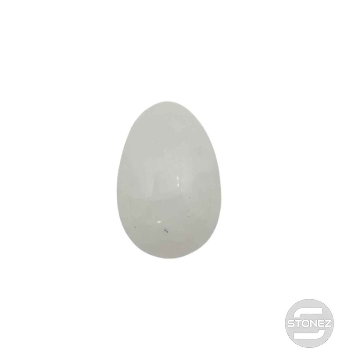 600103432 Huevo Mineral Cuarzo Blanco 20 x 30 mm