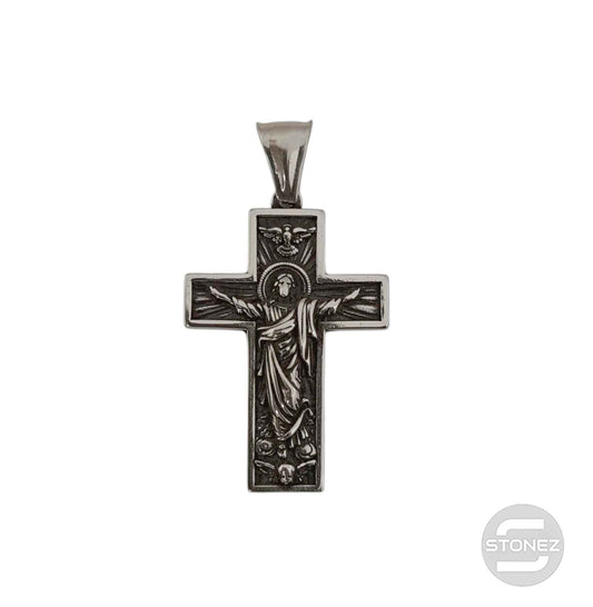 600103438-02 Colgante Acero Cruz 36 mm