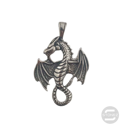 600103438-04 Colgante Acero Dragon 55 mm