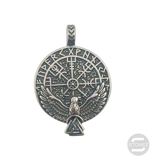 600103438-08 Colgante Acero Vegvisir 50 mm