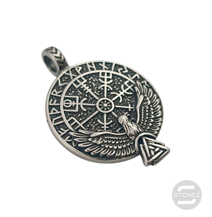 600103438-08 Colgante Acero Vegvisir 50 mm