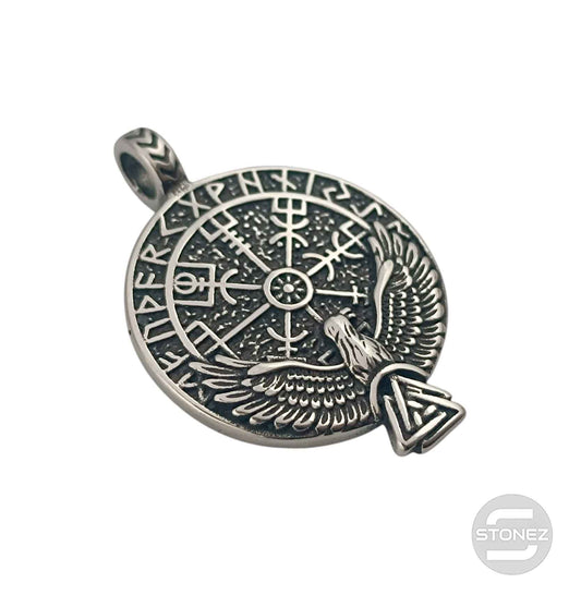 600103438-08 Colgante Acero Vegvisir 50 mm