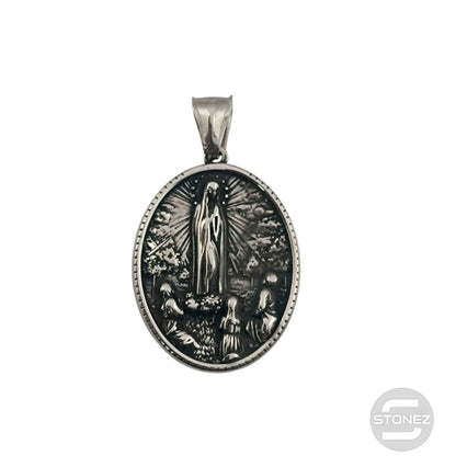 600103438-20 Colgante Acero Virgen De Fatima 35 mm