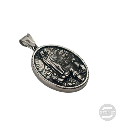 600103438-20 Colgante Acero Virgen De Fatima 35 mm